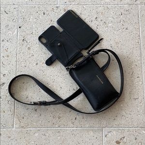 Bandolier iphone Xs Max folio case , pouch, strap